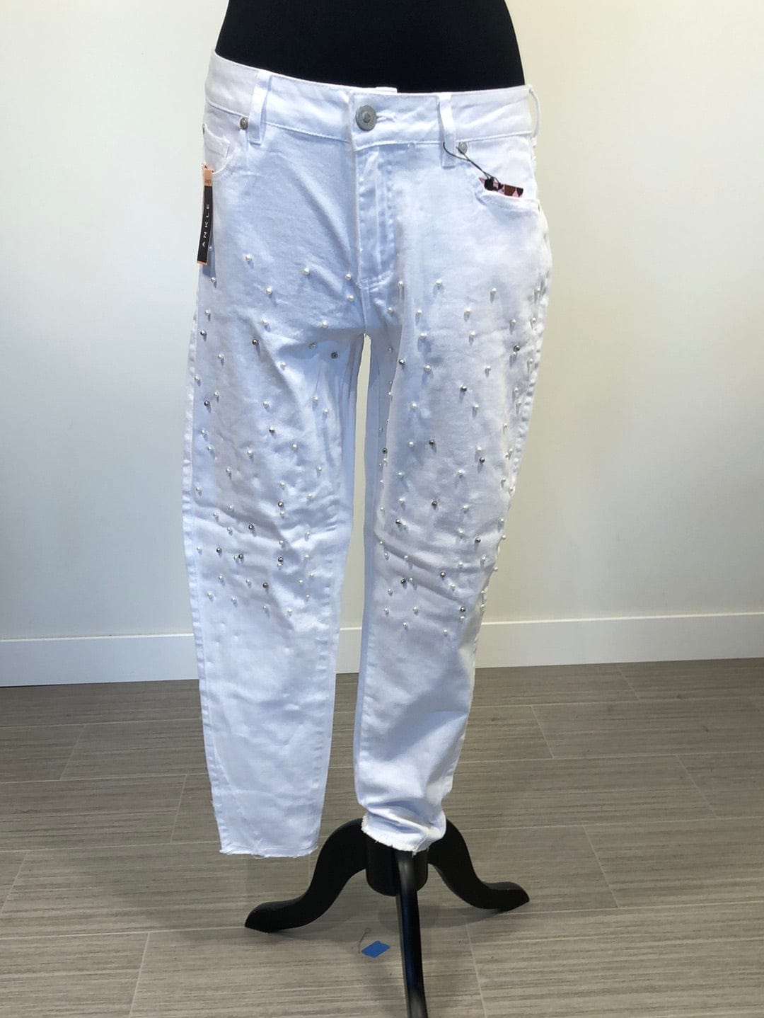 White Pearl Skinny Jean