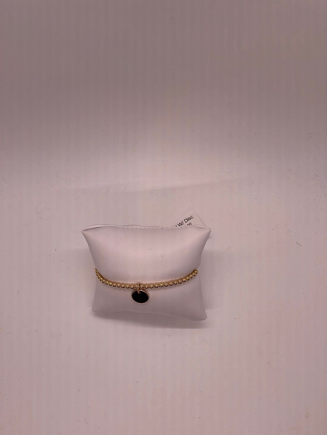 Gold Bracelet W/ Disc
