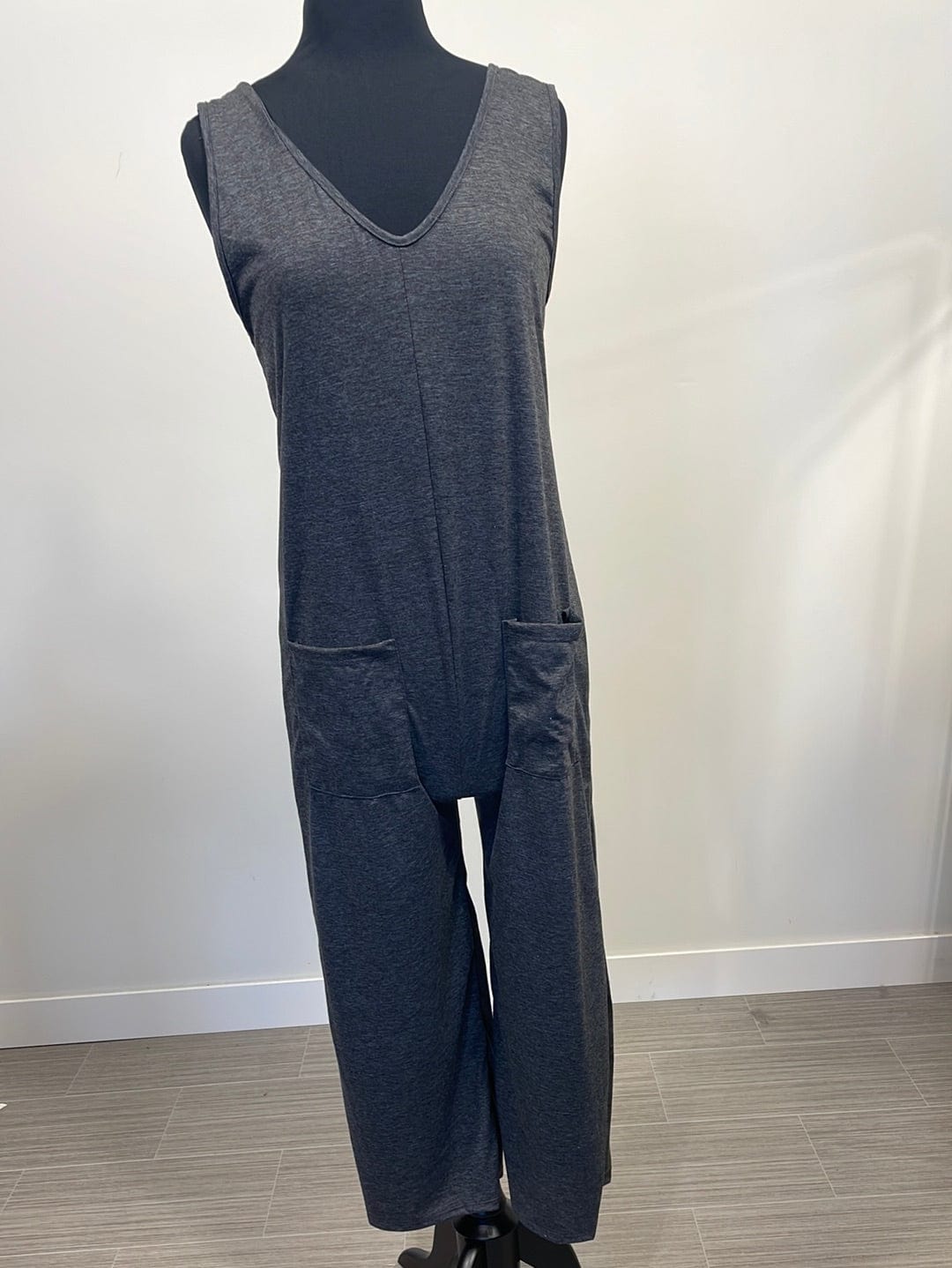 Heathered Grey Everyday Jumpsuit