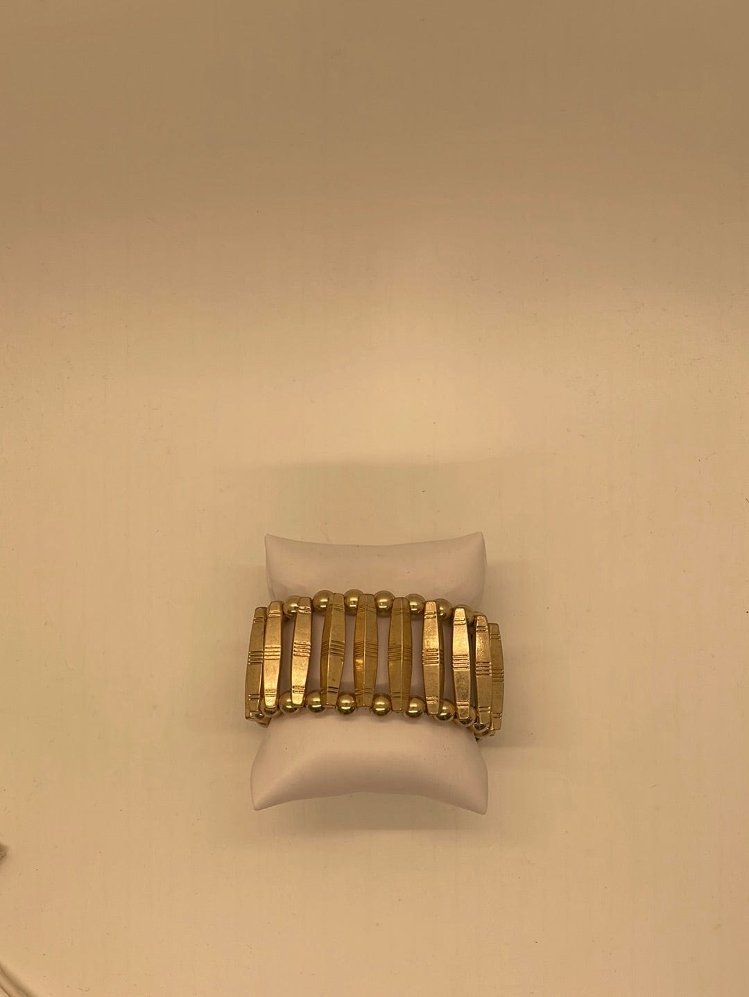 Gold Statement Stretch Bracelet