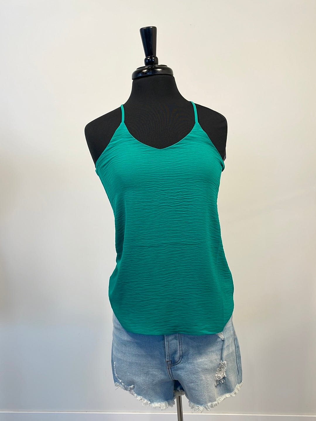 Kelly Green Adjustable Strap Breezy Tank