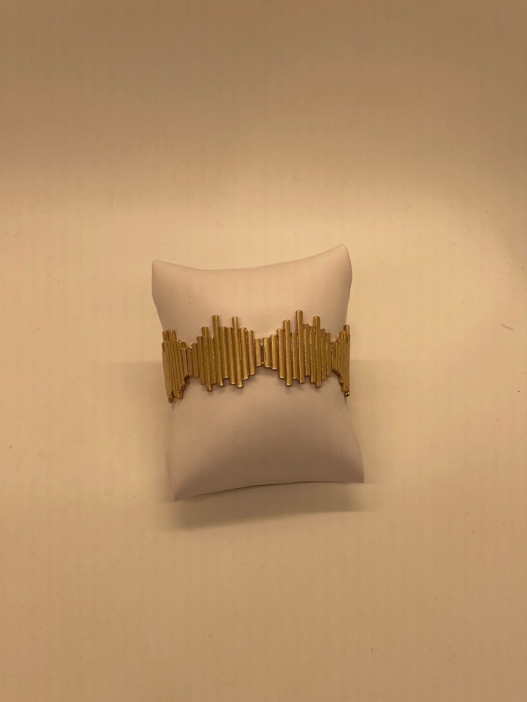 Gold Modern Stretch Bracelet