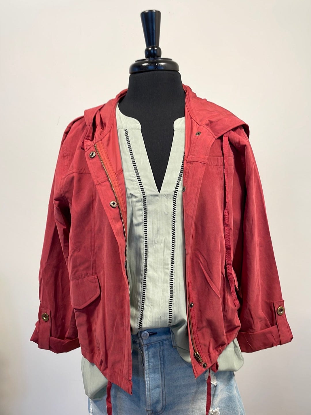 Rosewood Zip Up Hoodie