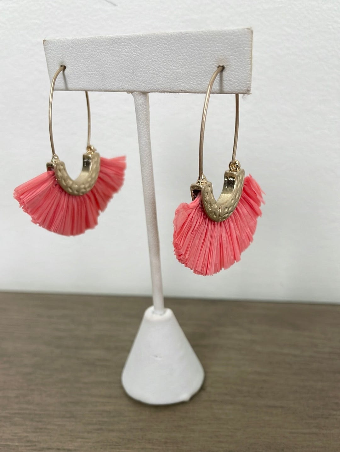 Coral Fan Earrings