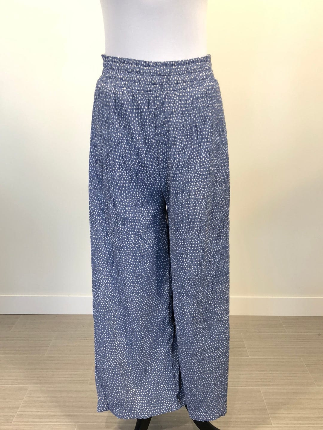 Blue Dotted Pant