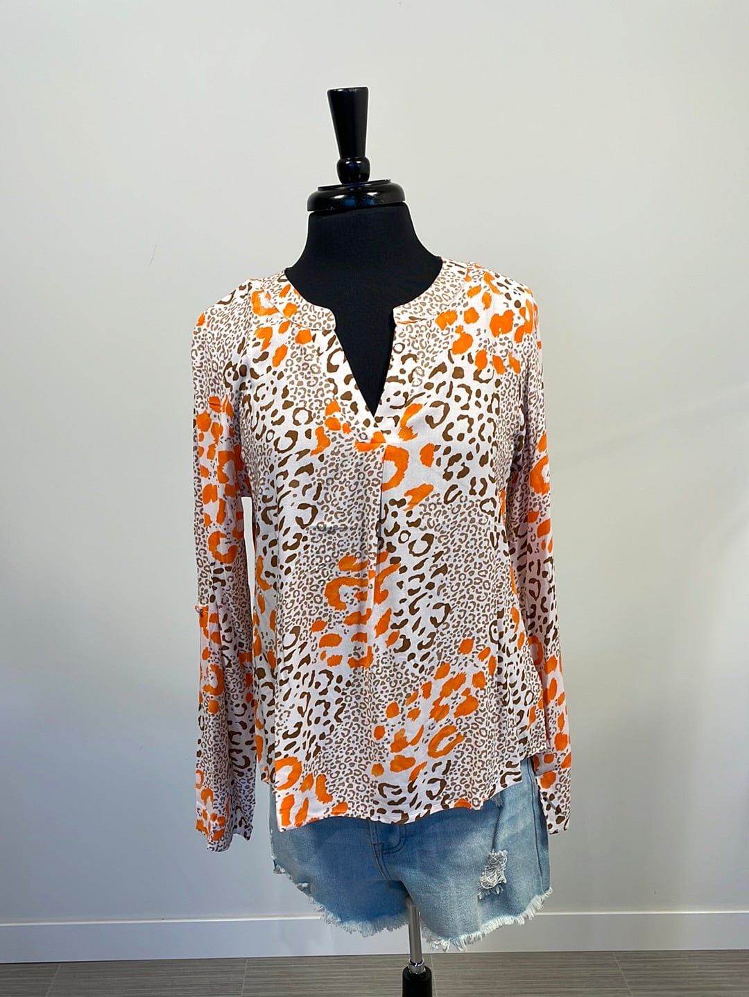 Easy Leopard Print Blouse