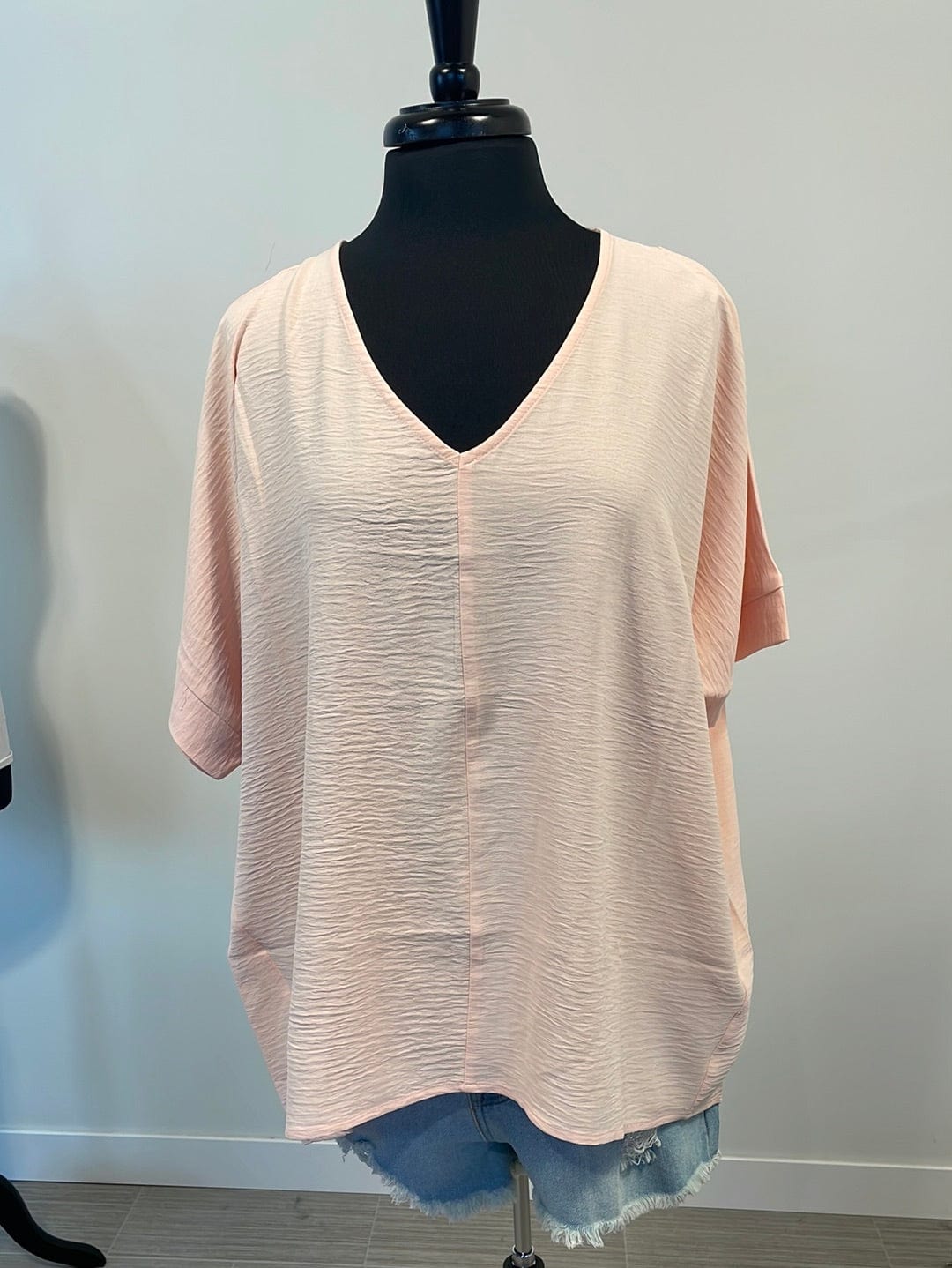 Light Peach Breezy Blouse