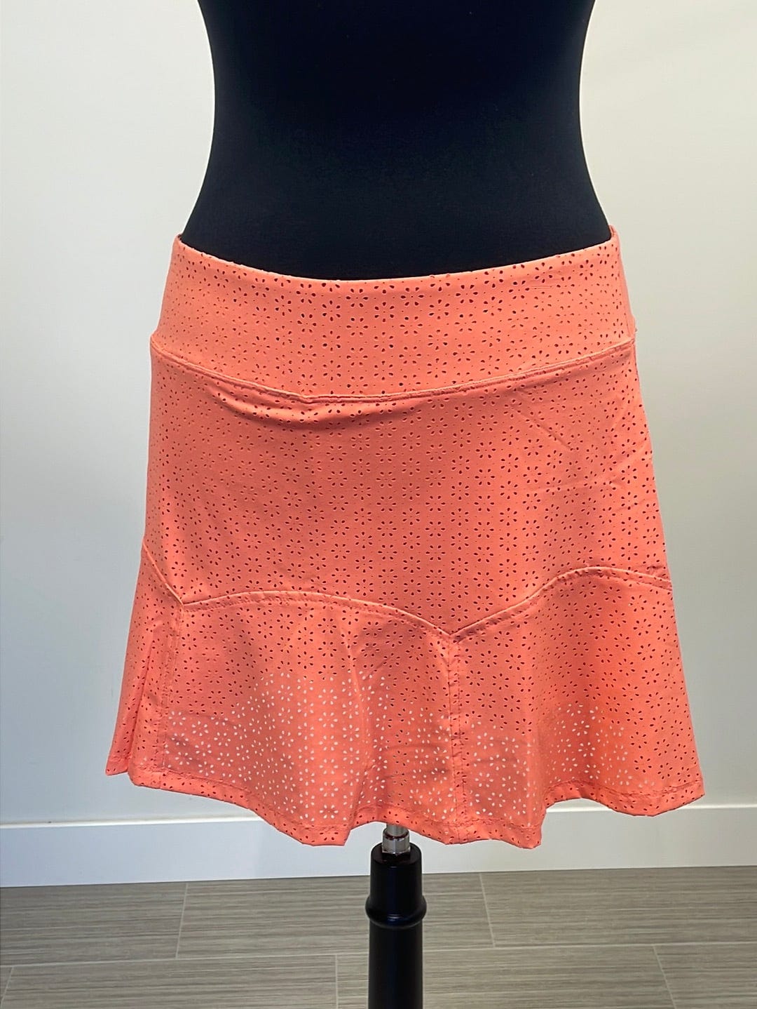 Coral A-Line Eyelet Skort