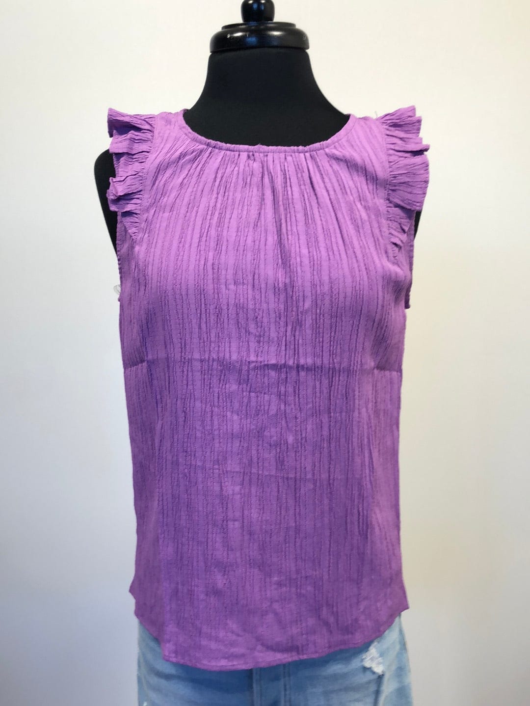 Dark Orchid Textured Top