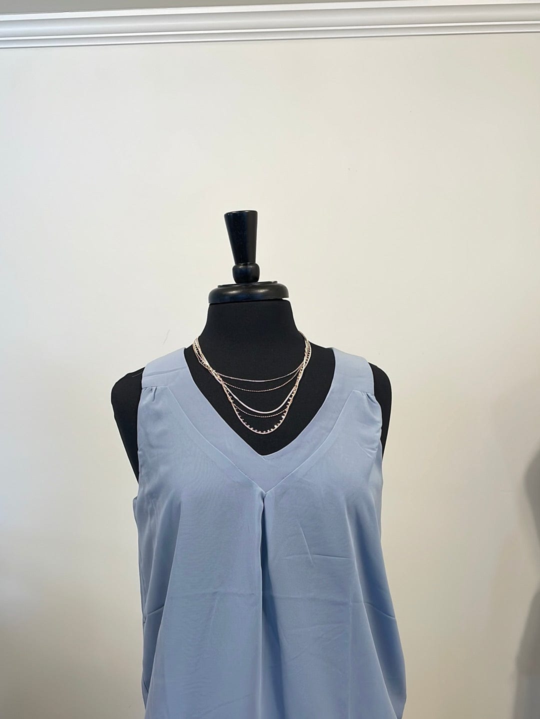 Five Chain Trimetal Necklace