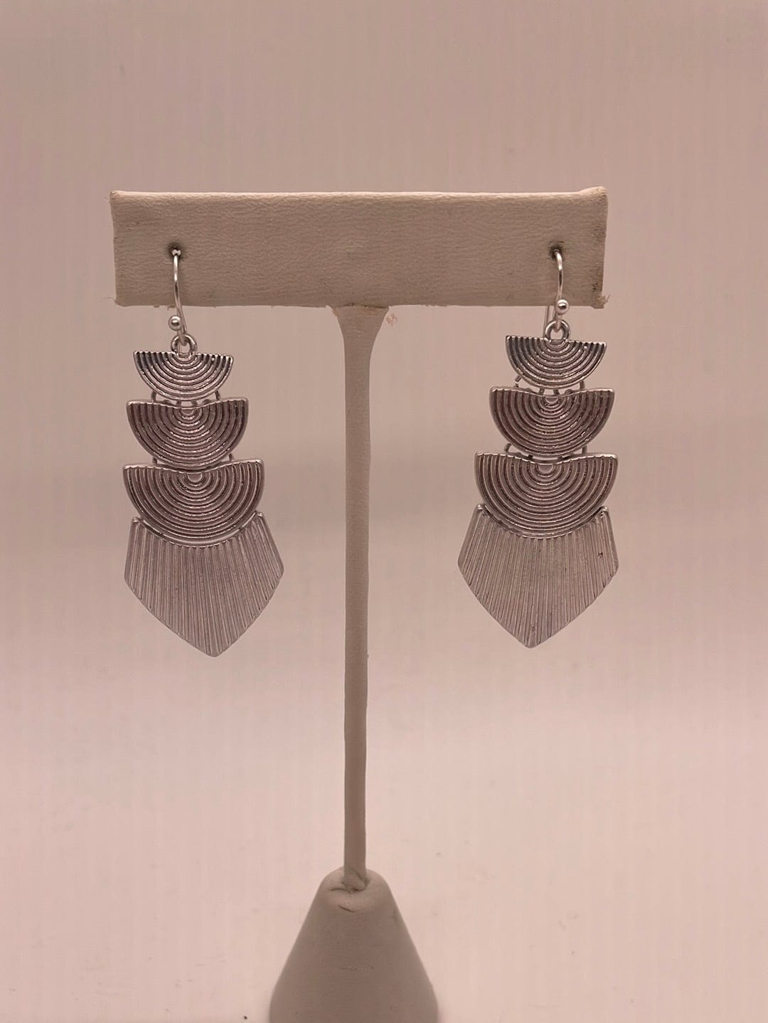 Modern Silver Earring