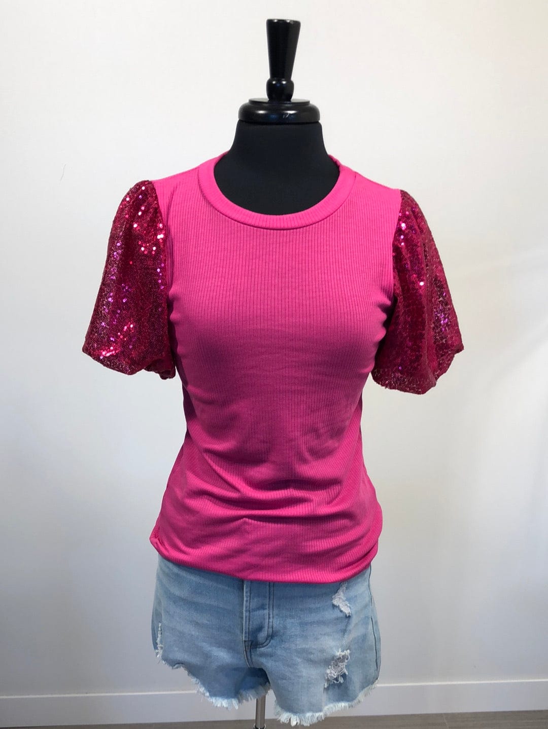 Fuchsia Princess Sleeve Top