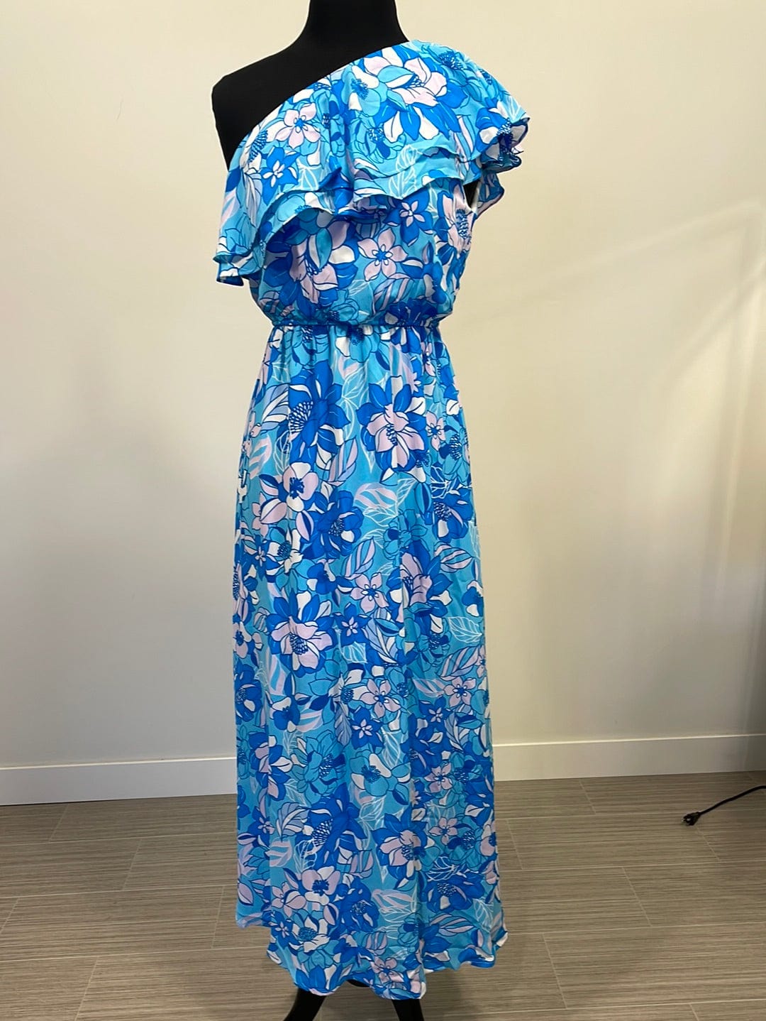 Blue Floral Maxi