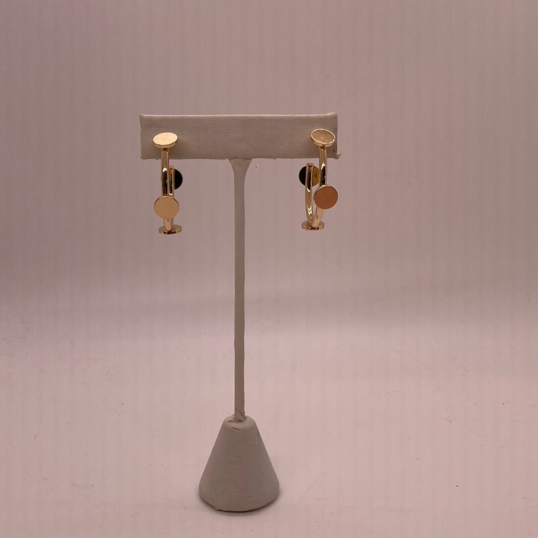 Gold Coin Hoop