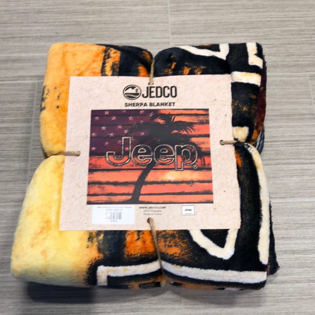 Jeep American Sun Sherpa Blanket