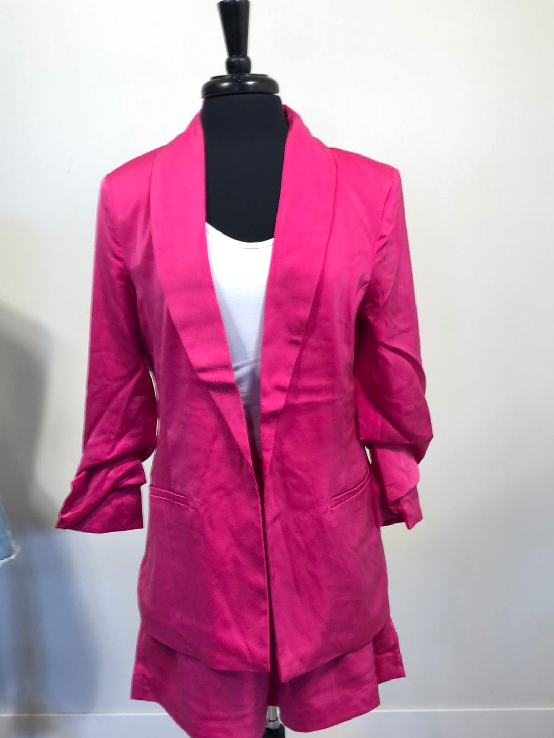 hot pink blazer