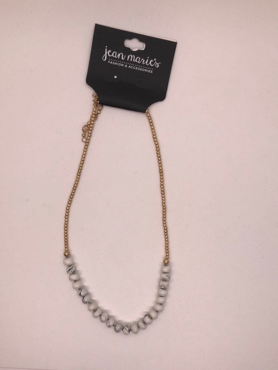 Marble Beaded Necklace