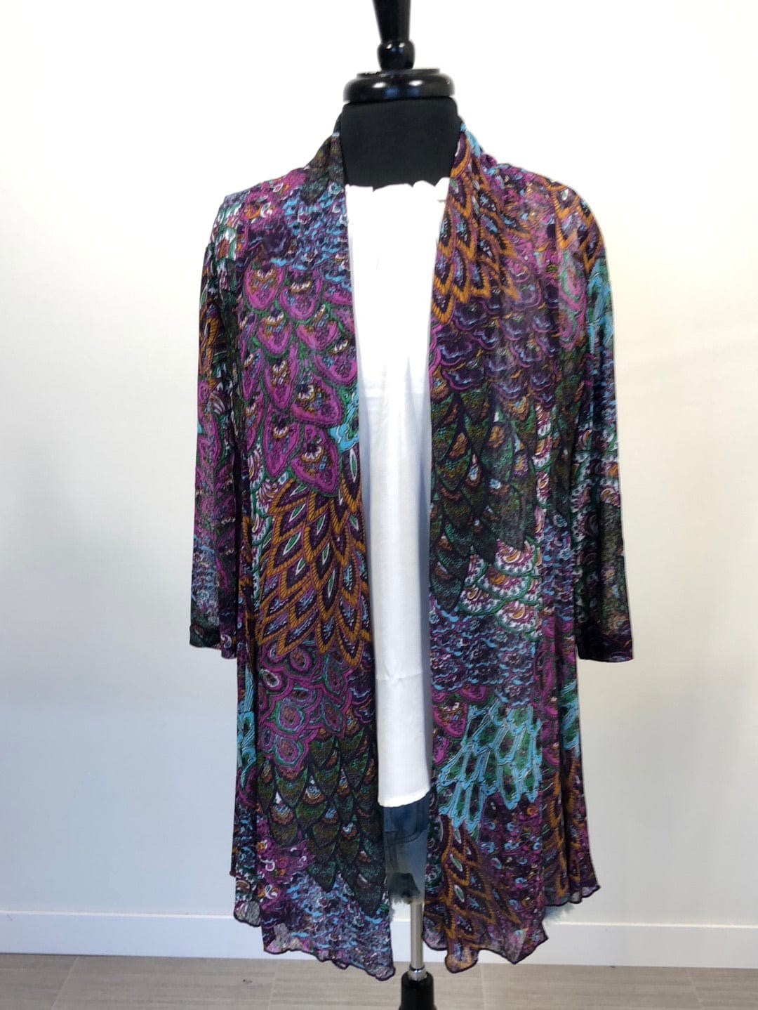 Purple Feathers Cardigan