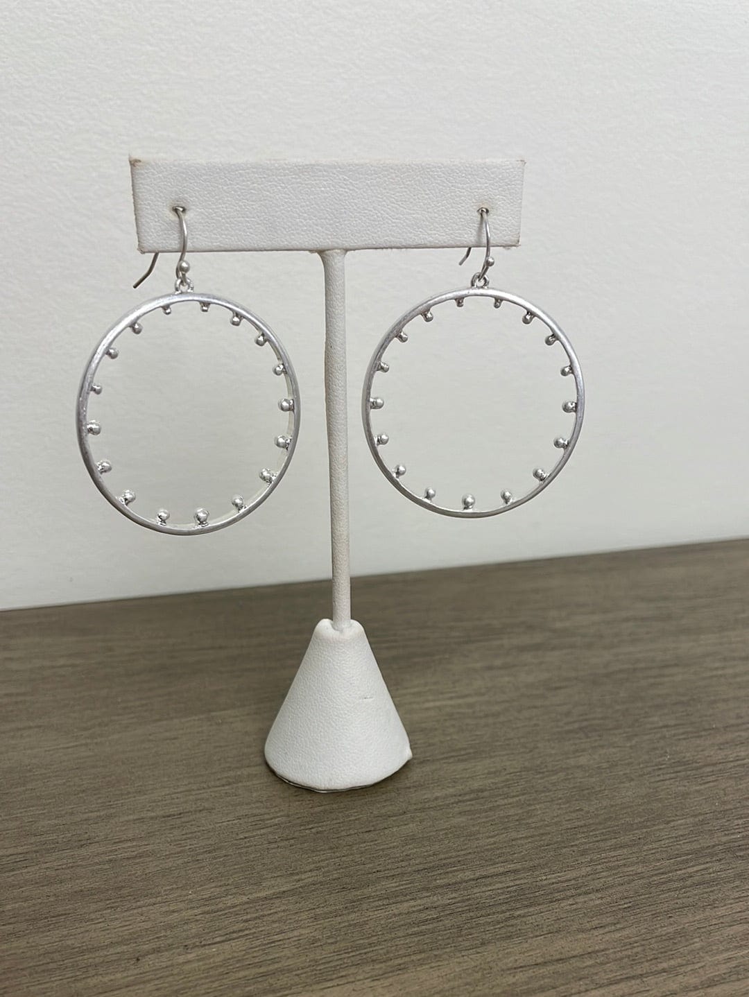 Silver Dots Earring