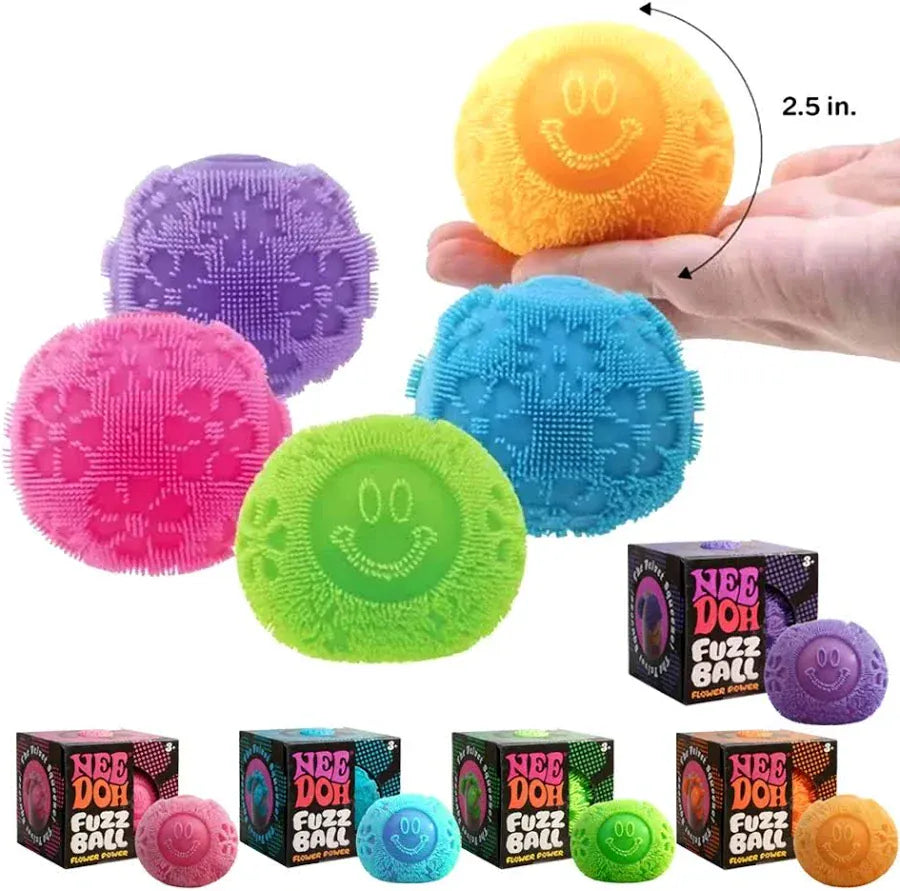 Flower Power Fuzz Ball Needoh