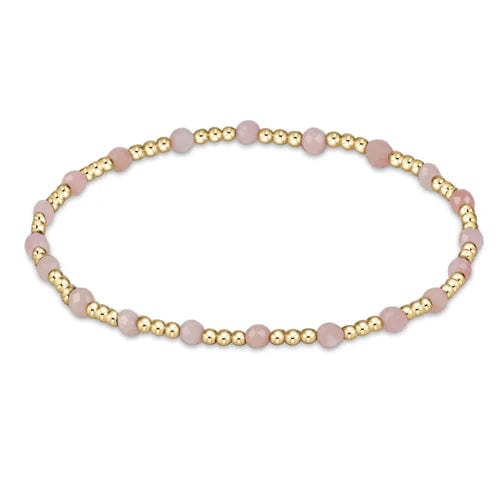 Gemstone Gold Sincerity 3mm - Pink Opal