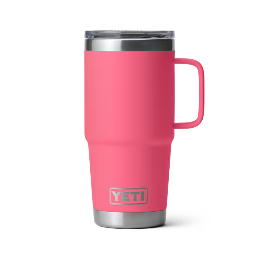 20oz Yeti Travel Mug Rambler - Tropical Pink