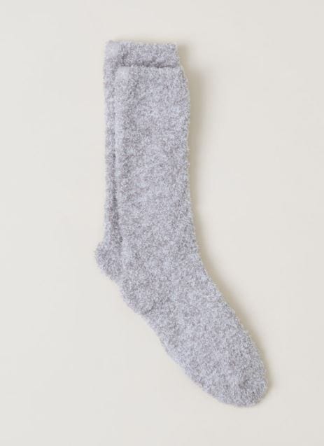 Oyster White Cozy Chic Heather Socks