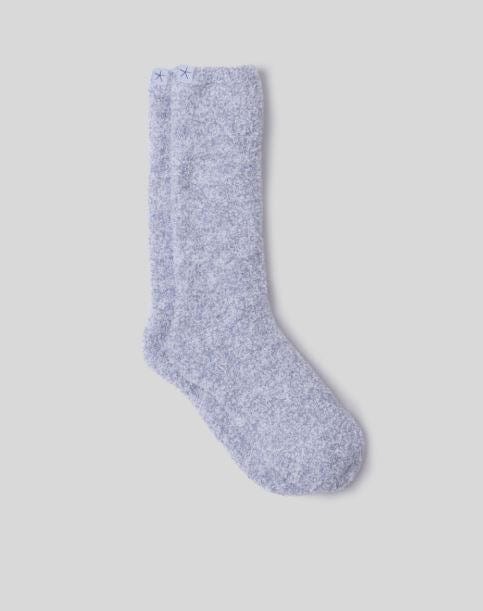 Snow Drop White Cozy Chic Heather Socks