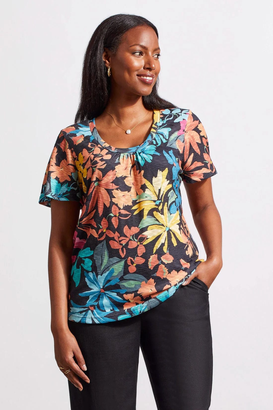 Amberglow Flutter Sleeve Top