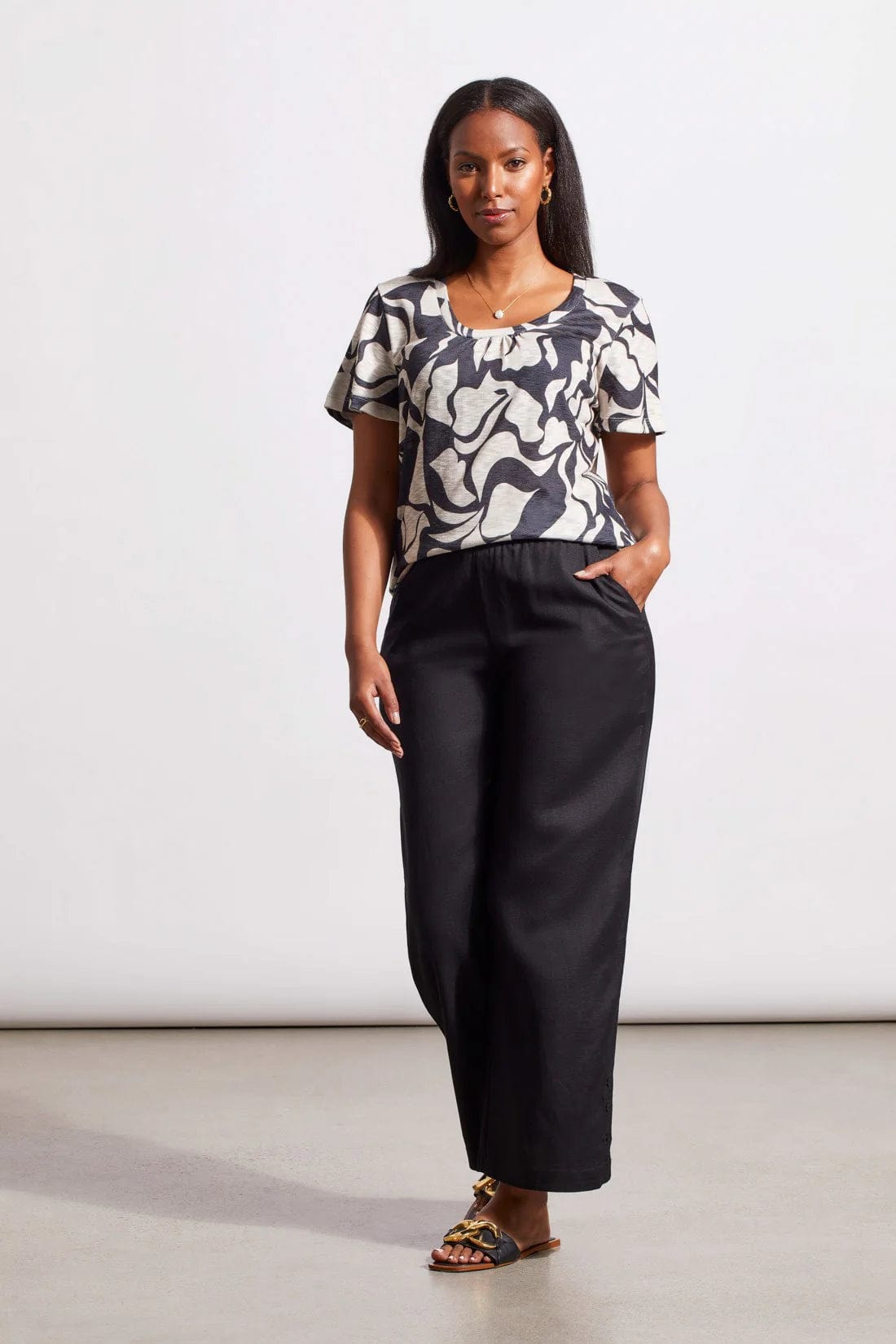 Frenchoak Flutter Sleeve Top