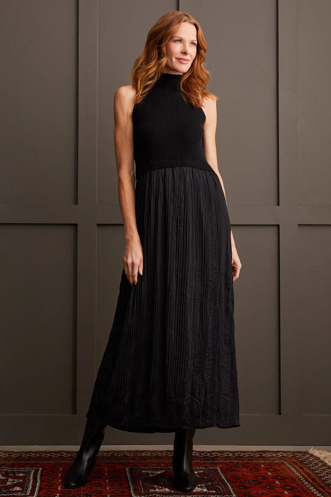 Black Twofer Maxi Dress