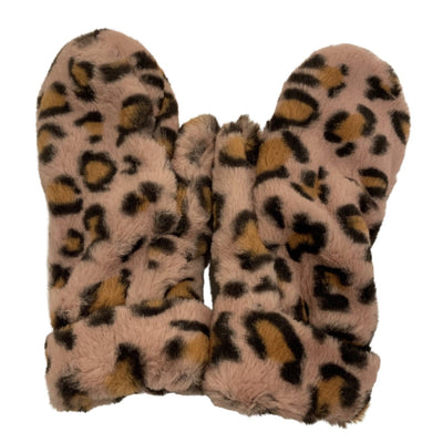 Leopard Print Convertible Mittens