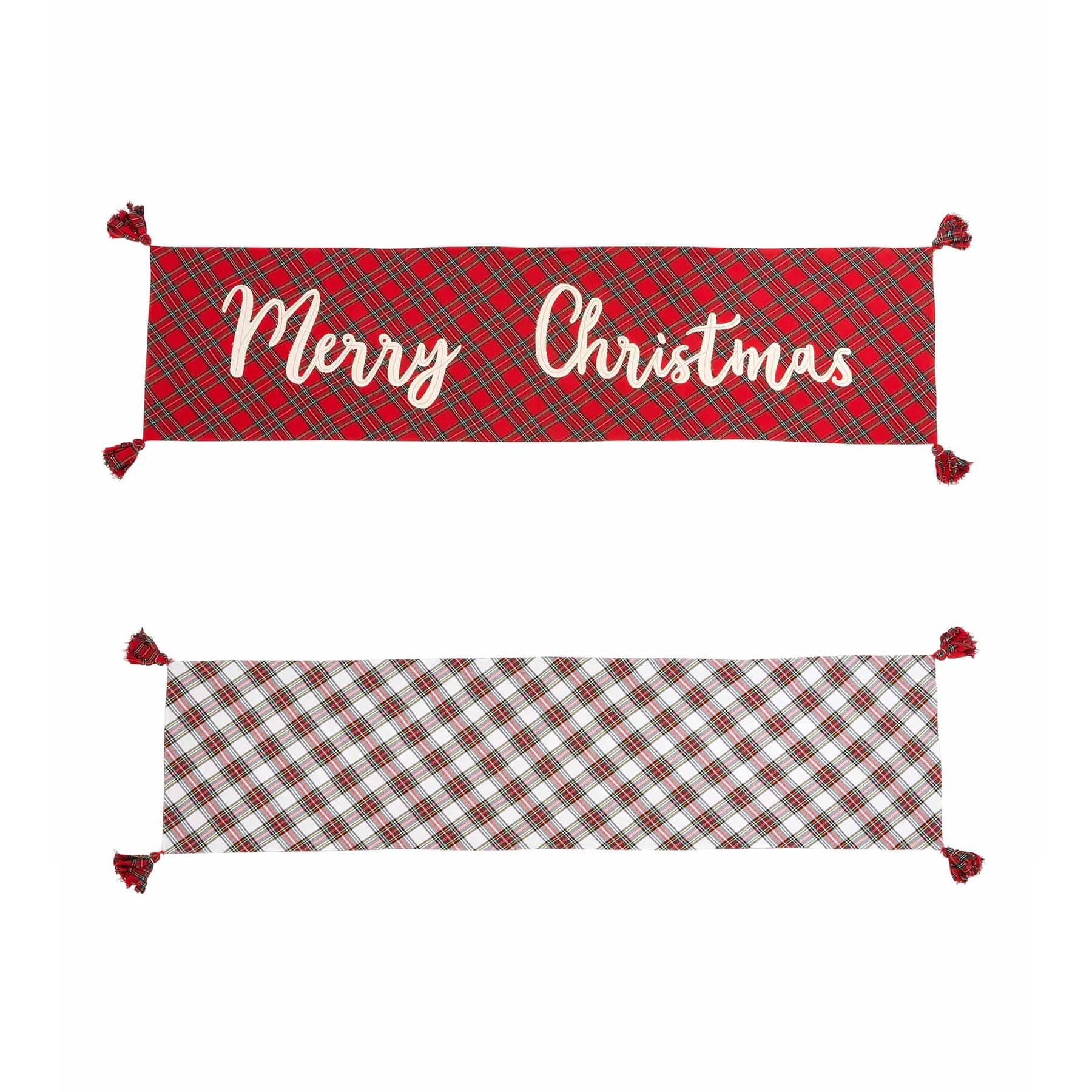 Reversible Tartan Table Runner