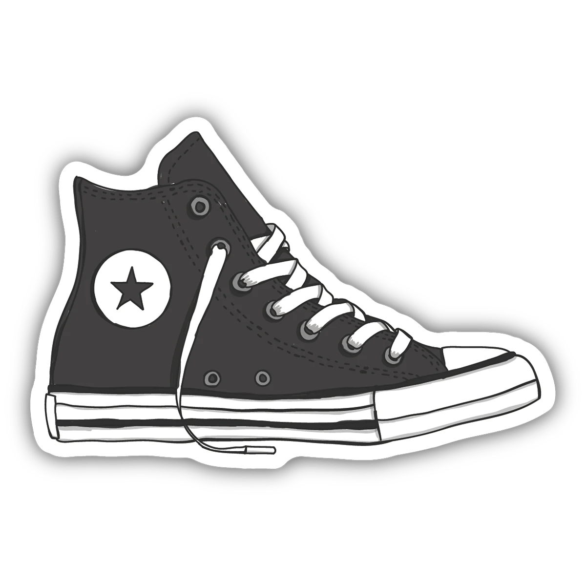 High Top Sticker