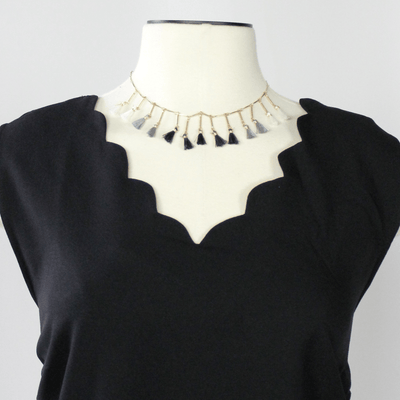 Tassel Trim Necklace