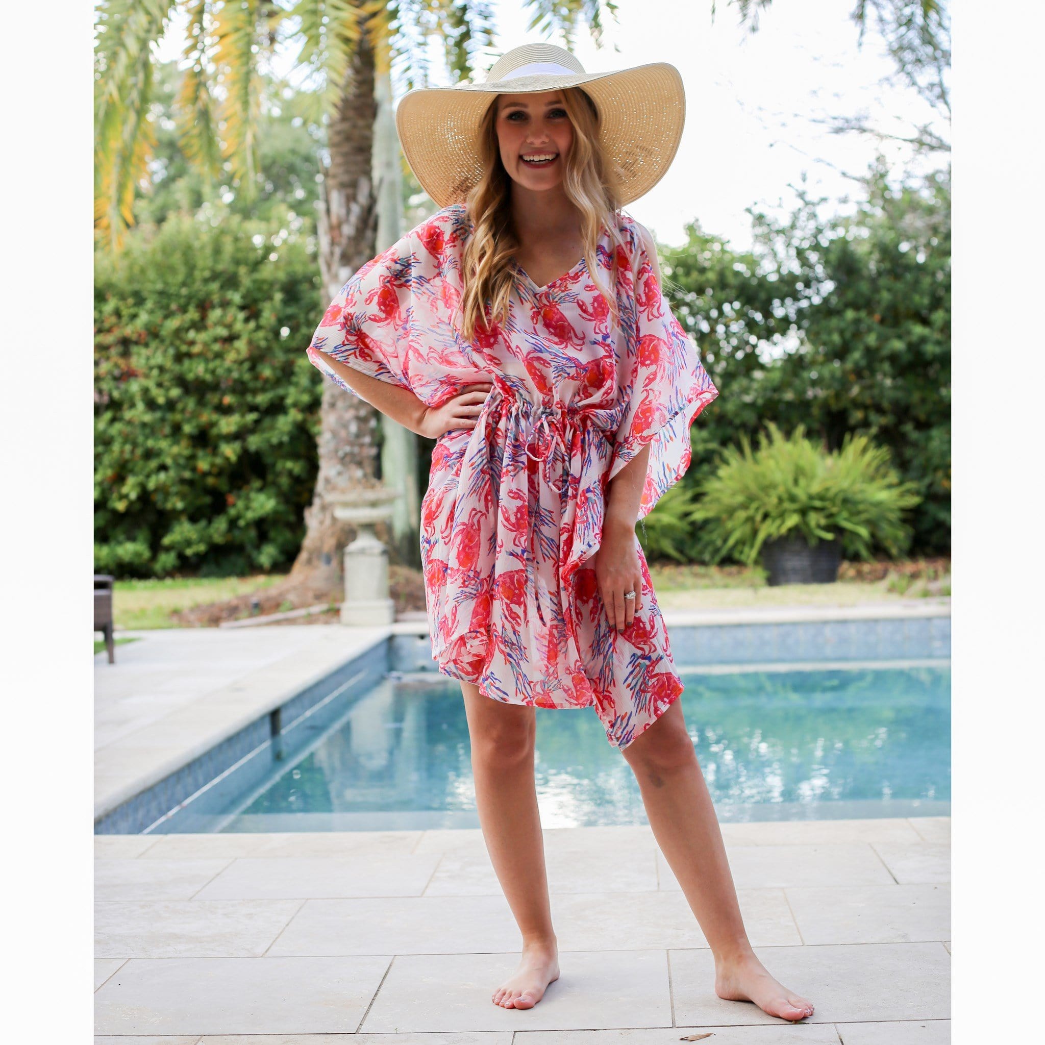 Caribbean Drawstring Cover Up