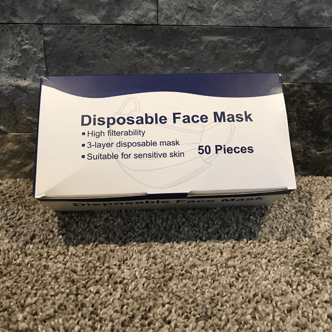 STORE PICK-UP ONLY: Disposable Face Mask - Box of 50