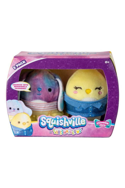 2 pack Mini Squishmallows w/Fashion
