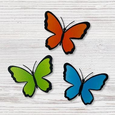 Butterfly Magnets S/3