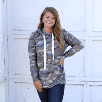 Dusty Camo Hooded Top