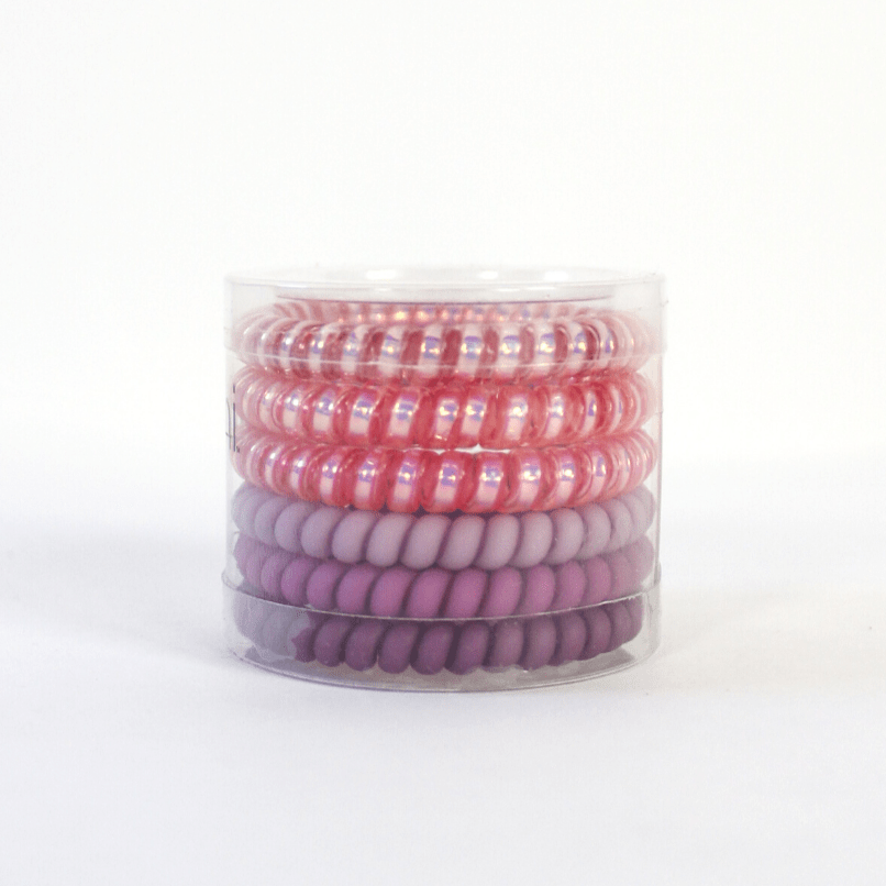 6 Pack Hair Spirals