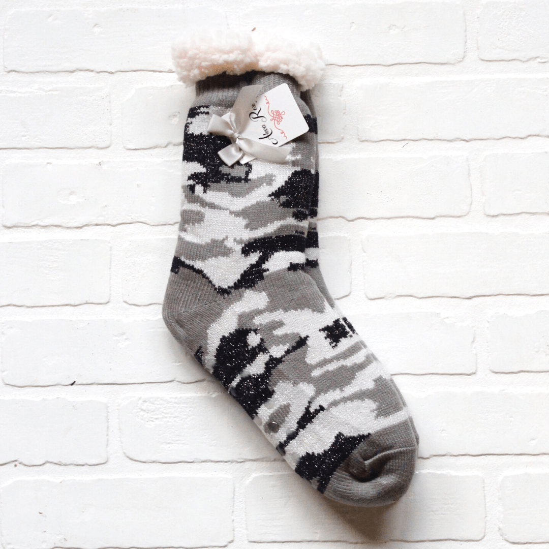 Camo Sherpa Bootie