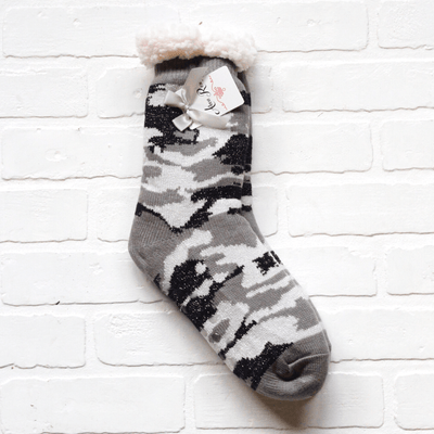 Camo Sherpa Bootie