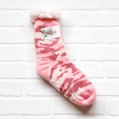 Camo Sherpa Bootie