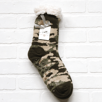 Camo Sherpa Bootie