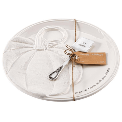 Round Pumpkin Platter Set