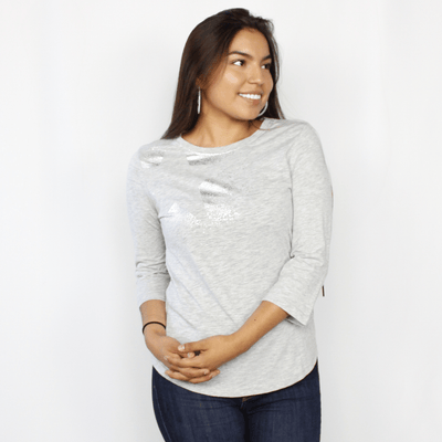 Grey Splash Top