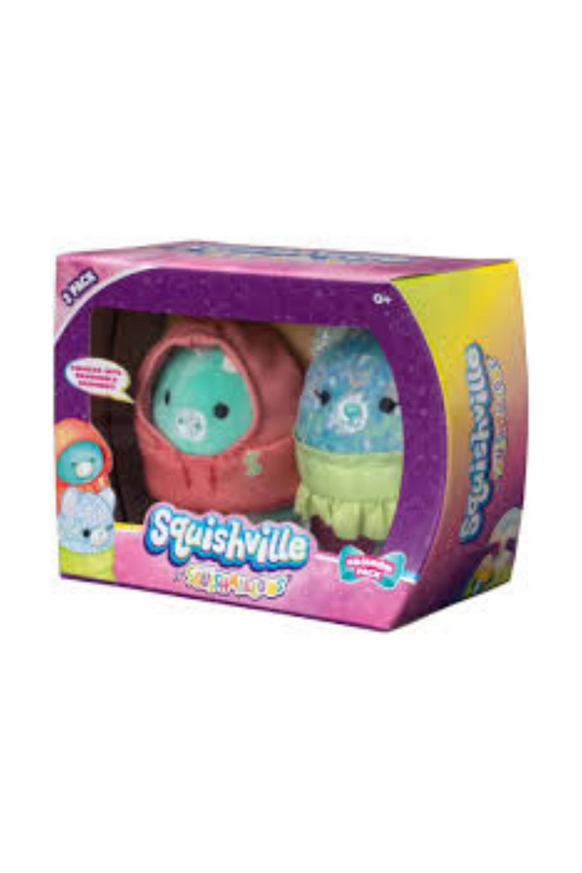 2 pack Mini Squishmallows w/Fashion