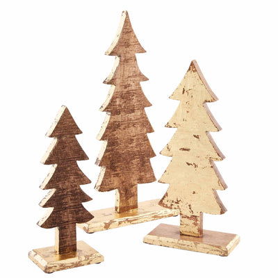 Metallic Wood Trees