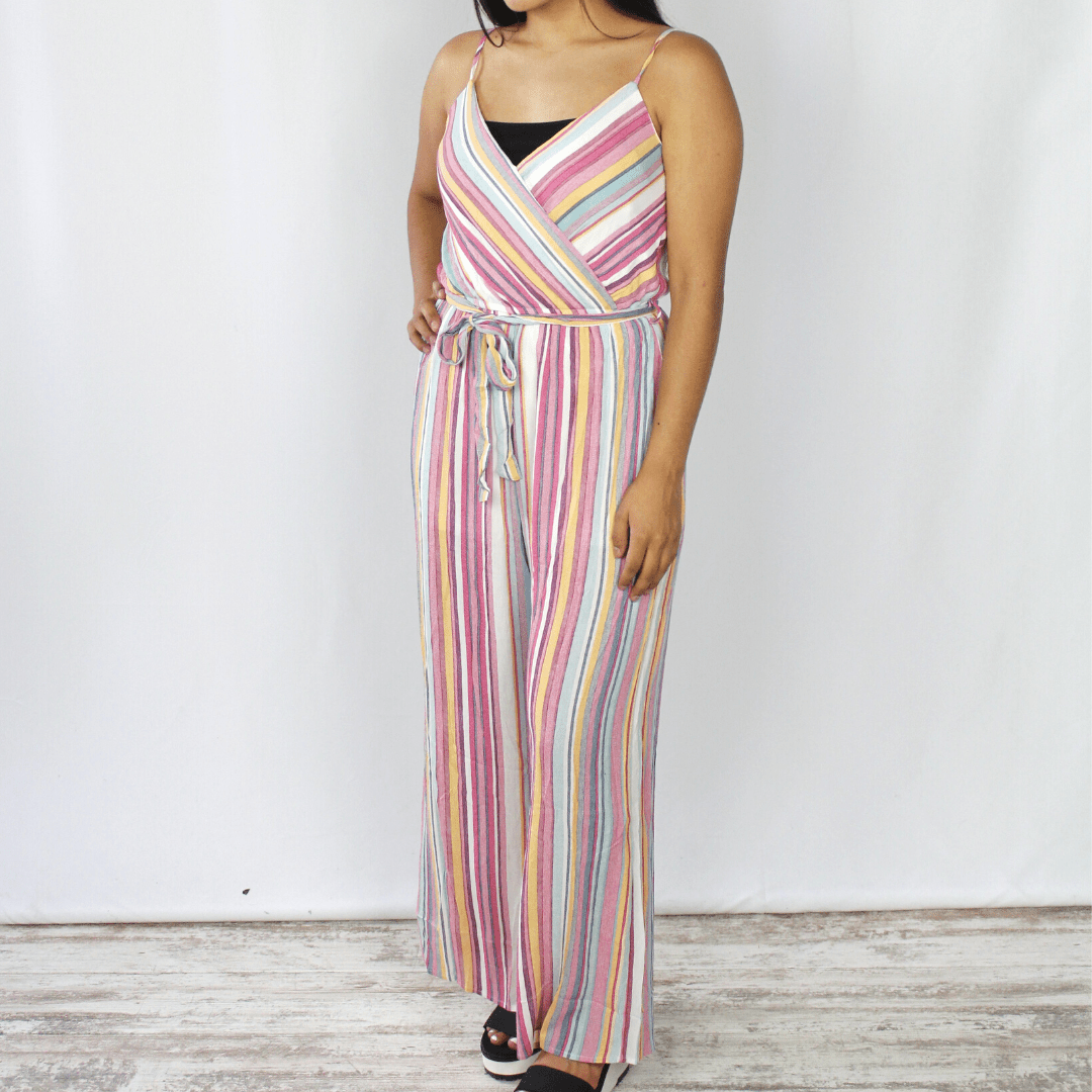 Sunset Stripe Jumpsuit